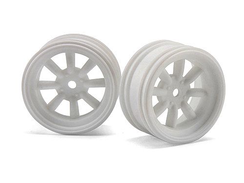  1/10  - MX60 8 SPOKE WHITE ( 3mm/ 2)