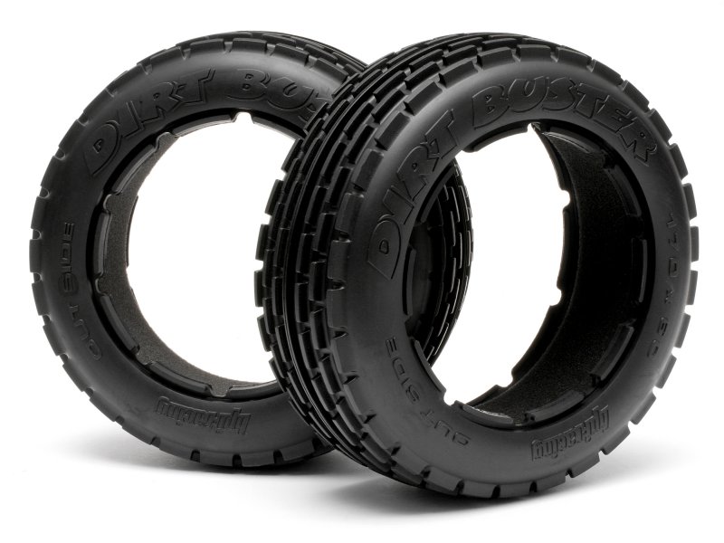 DIRT BUSTER RIB TYRE M COMPOUND (170X60MM/2PCS) eplacement part 67967  1/5