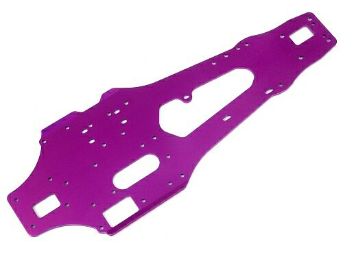    LIGHT WEIGHT MAIN CHASSIS (Alumimum 17s T2.5mm Purple/Nitro RS4 Racer)