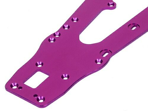    LIGHT WEIGHT MAIN CHASSIS (Alumimum 17s T2.5mm Purple/Nitro RS4 Racer)