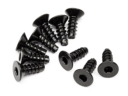  M3x8mm TP. FLAT HEAD SCREW M3x8mm (HEX SOCKET/10pcs)