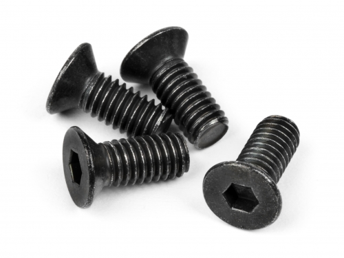   4x10 FLAT HEAD SCREW M4x10mm (HEX SOCKET/THIN TYPE/4pc)