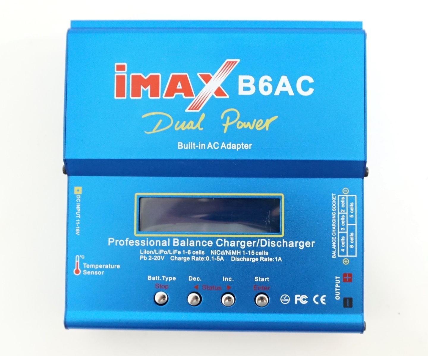     - ImaxRC B6AC Pro (220V 80W Charge:6A Discharge:2A)