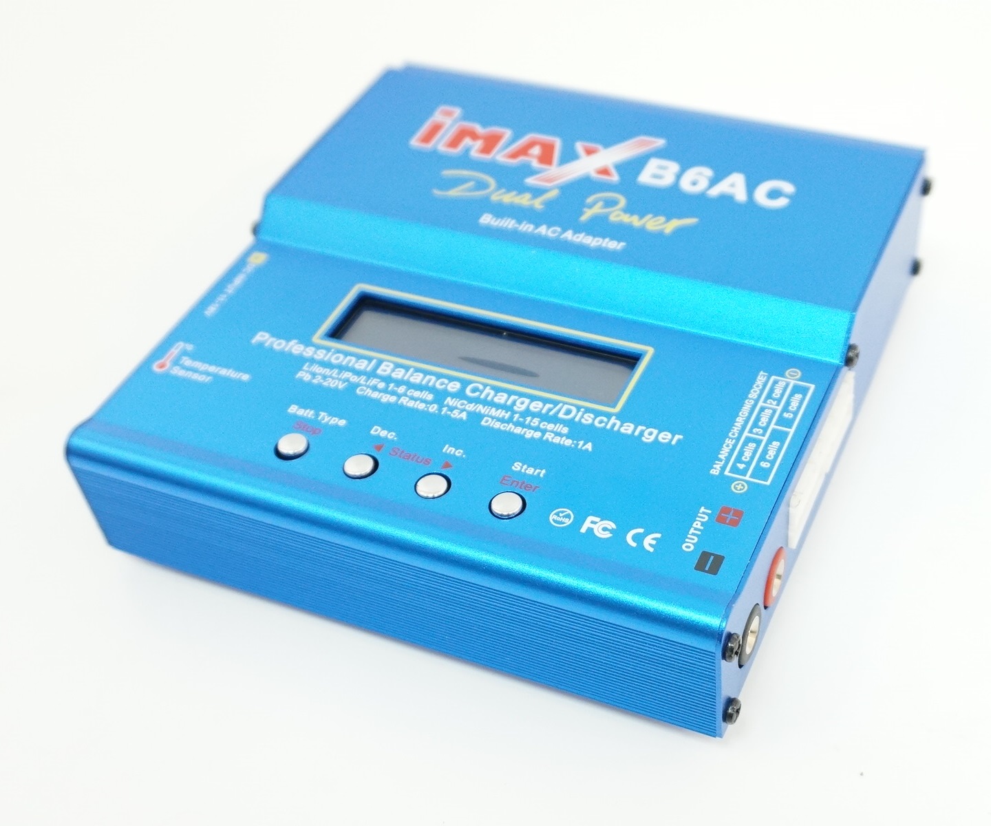     - ImaxRC B6AC Pro (220V 80W Charge:6A Discharge:2A)