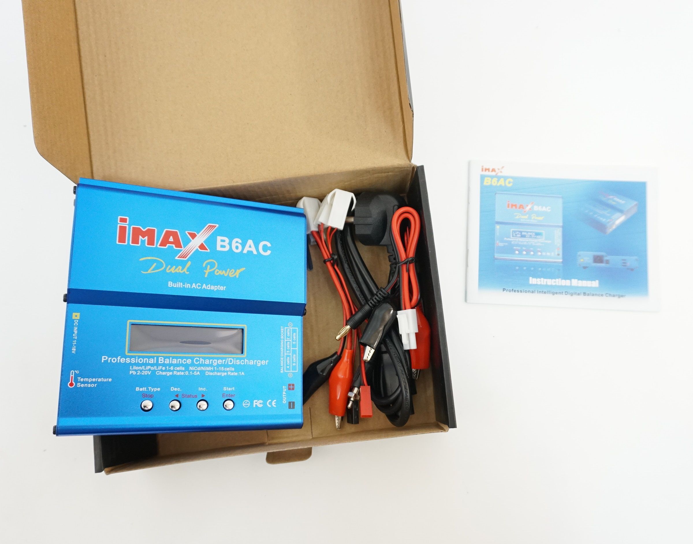     - ImaxRC B6AC Pro (220V 80W Charge:6A Discharge:2A)