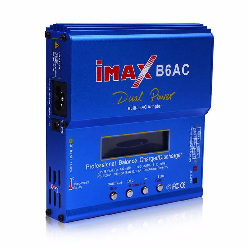     - ImaxRC B6AC Pro (220V 80W Charge:6A Discharge:2A)