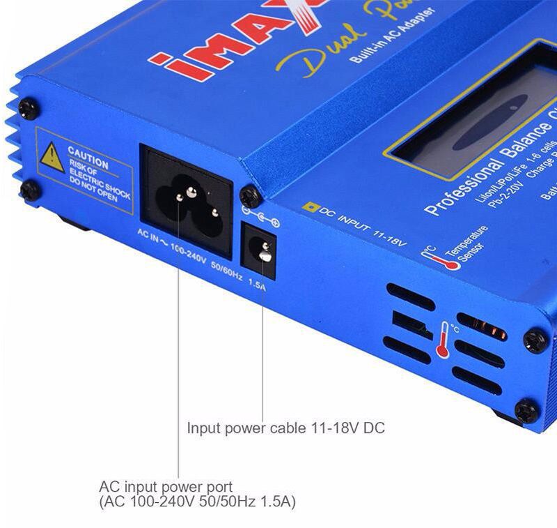     - ImaxRC B6AC Pro (220V 80W Charge:6A Discharge:2A)