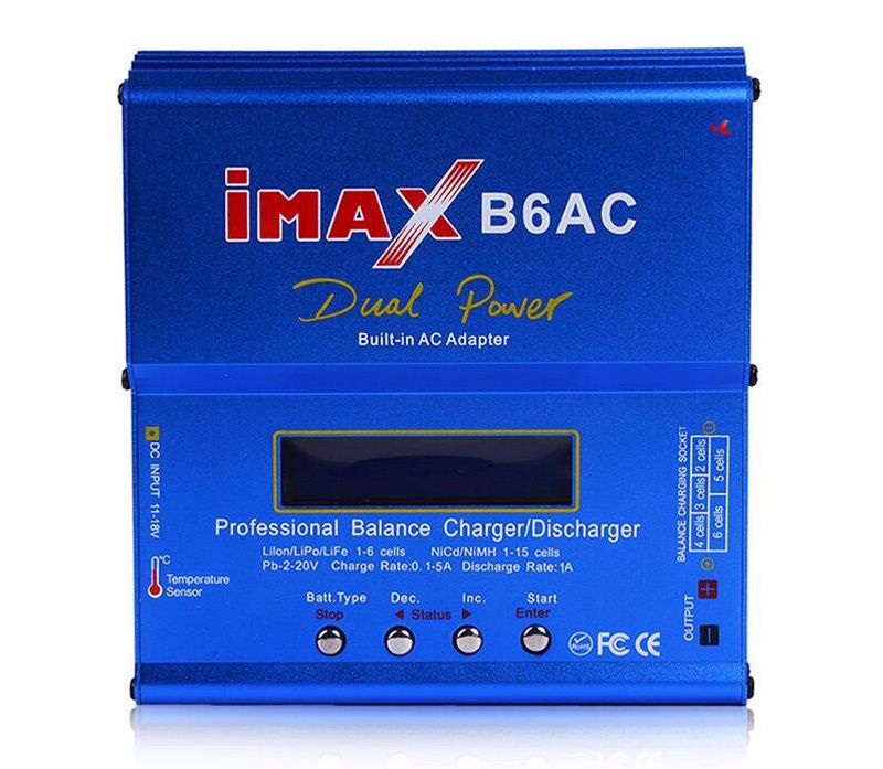     - ImaxRC B6AC Pro (220V 80W Charge:6A Discharge:2A)