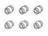 Rear pivot balls (6 pcs.)