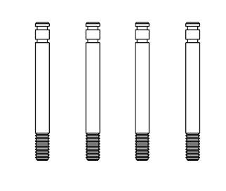 Shock Shafts (4pcs) - S18 TC