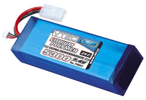 . LiPo Car Battery 5300 25C - 7,4V