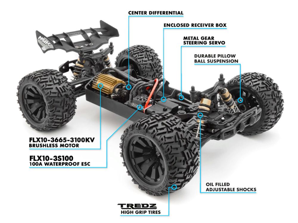  1/10 4WD  - Maverick Quantum+ XT Flux 3S  ( )