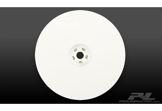   1/10 - Velocity 2.2" Hex Rear White (2) for 22, RB5 and B4.1 with 12mm hex