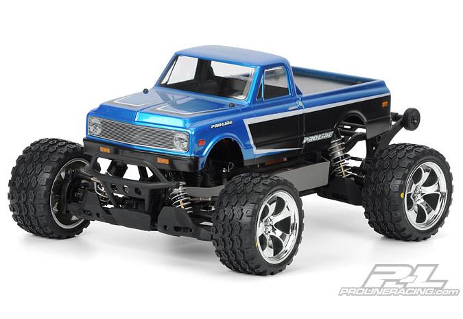   1/8 - 1972 Chevy C-10 Clear Body for Stampede