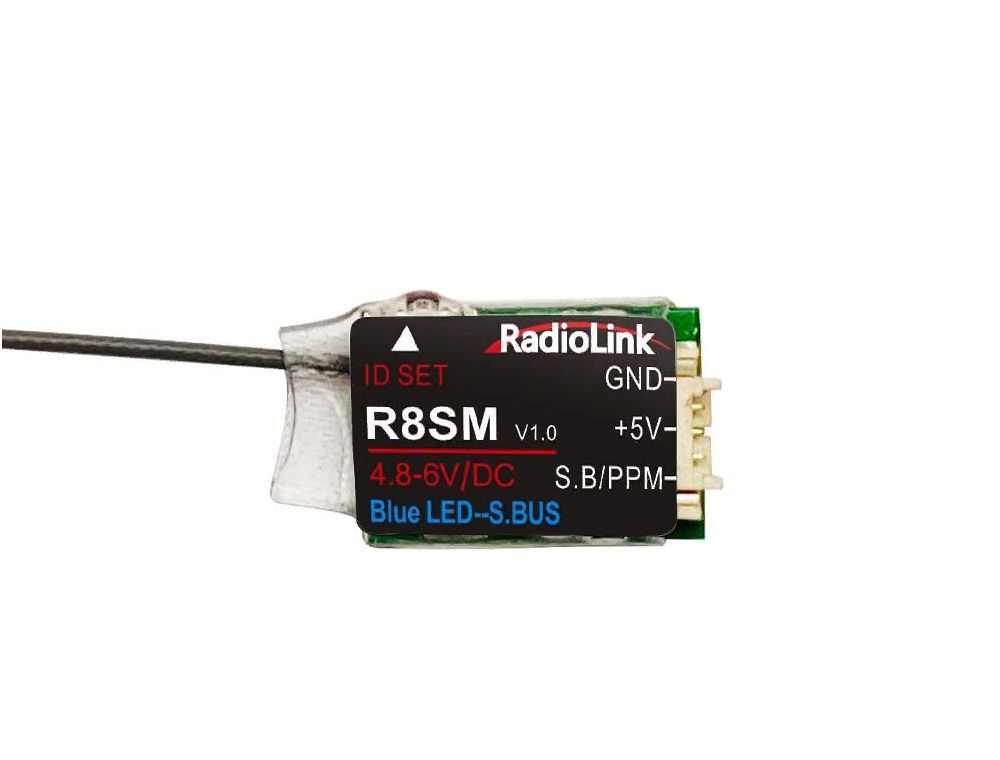 8-   Radiolink R8SM (SBUS/PPM, 4.8-6, : T8S/T8FB)