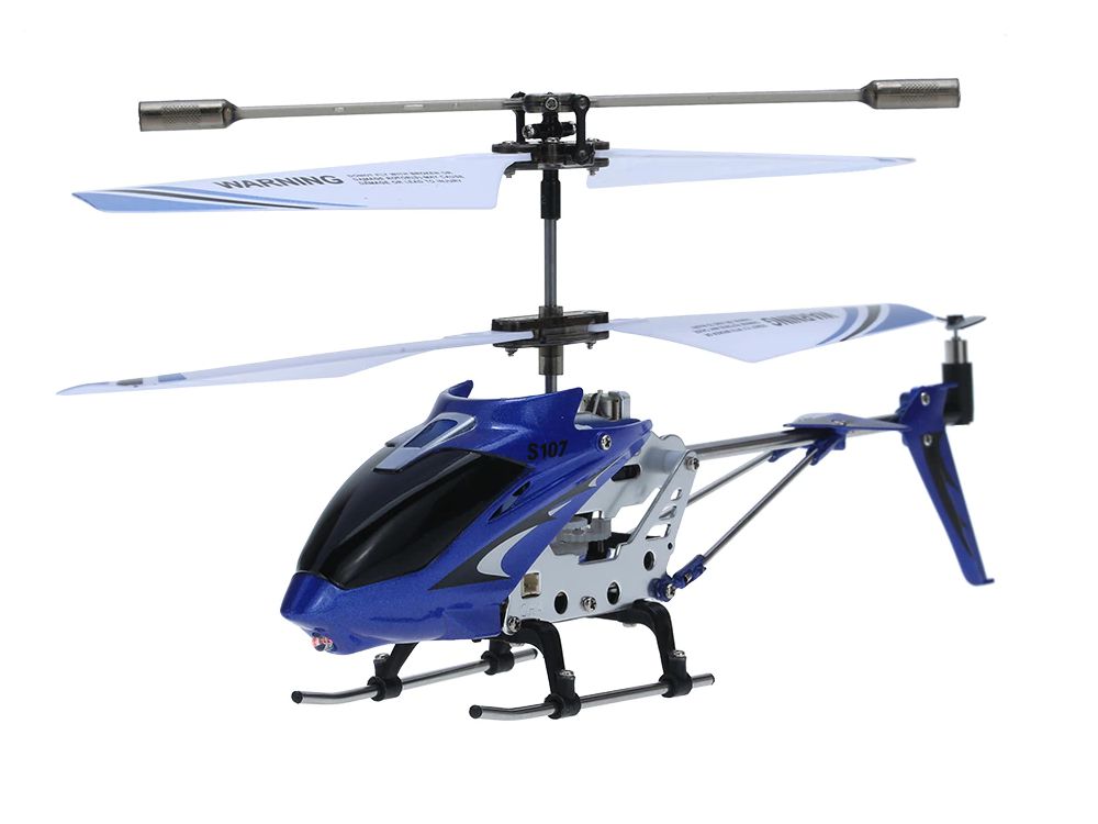 Вертолет - S107G Gyro IR RTF Синий
