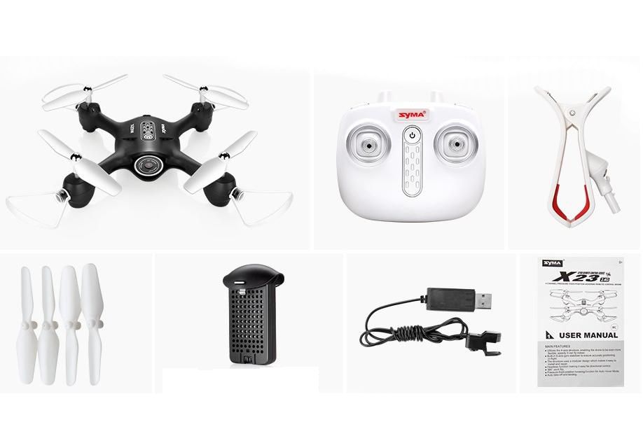  - X23W  (WiFi FPV HD ,   (), 3D Flip)