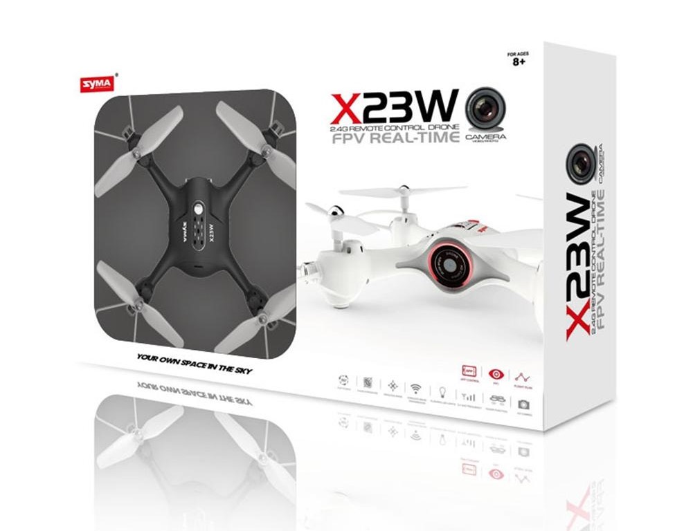  - X23W  (WiFi FPV HD ,   (), 3D Flip)