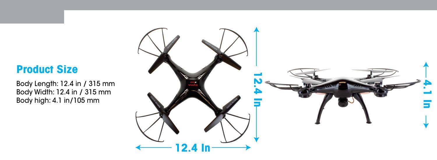  - Syma X5SC RTF 2.4GHz  6-     (Headless)