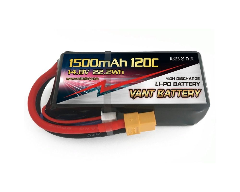  LiPo Vant - 14.8 1500 120C (4S,  XT60)