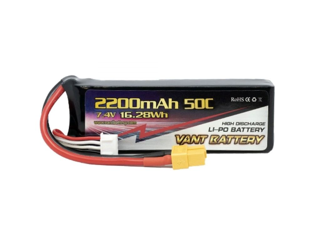  LiPo Vant - 7.4 2200 50C (2S,  XT60)