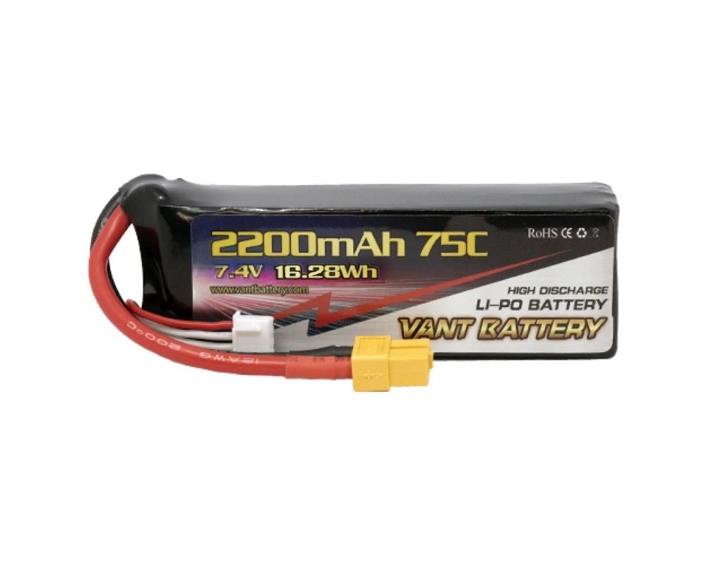  LiPo Vant - 7.4 2200 75C (2S,  XT60)