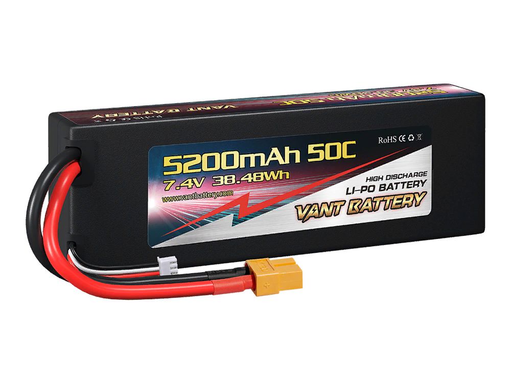  LiPo Vant - 7.4 5200 50C (2S, Hardcase,  XT60)