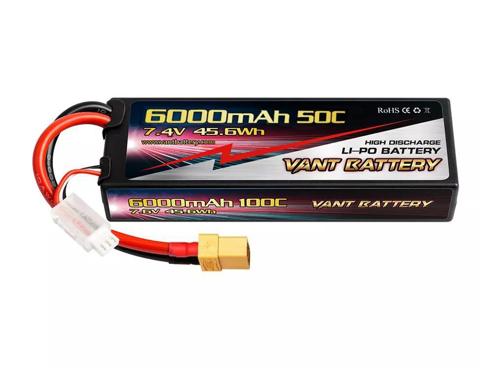  LiPo Vant - 7.4 6000 50C (2S, Hardcase,  XT60)