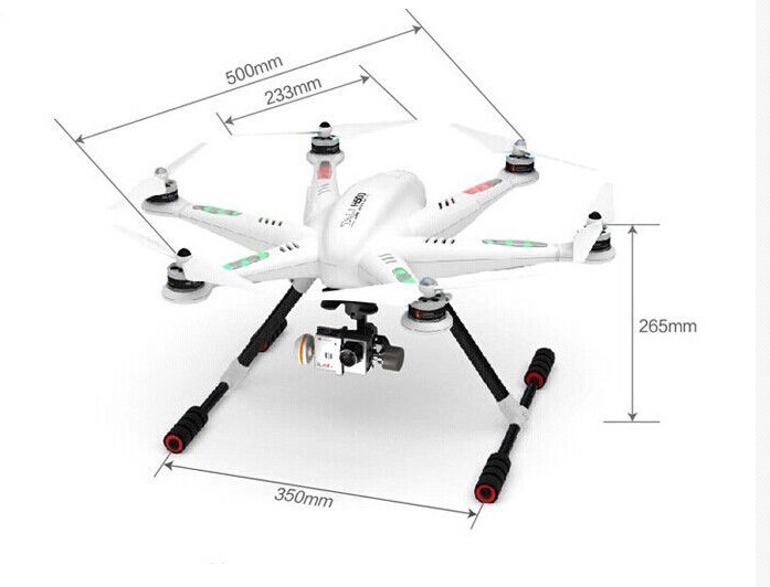  - Tali H500 FPV RTF (DEVO-F12E, 3D gimble, iLook+ camera)