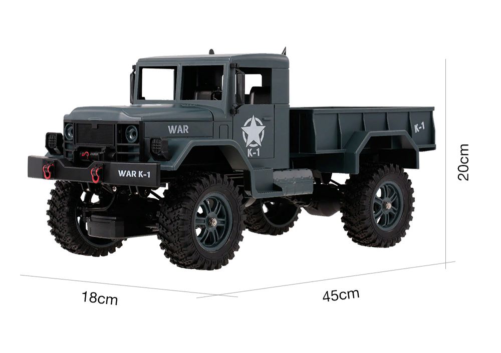  1/12 4WD  -  Army Truck (2.4 )