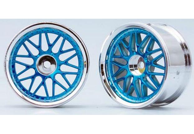  1/10 - 10-Spoke Chrome, Blue