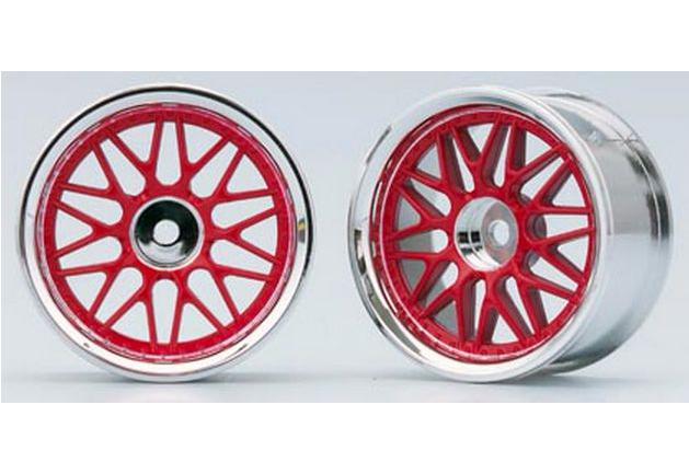  1/10 - 10-Spoke Chrome Red